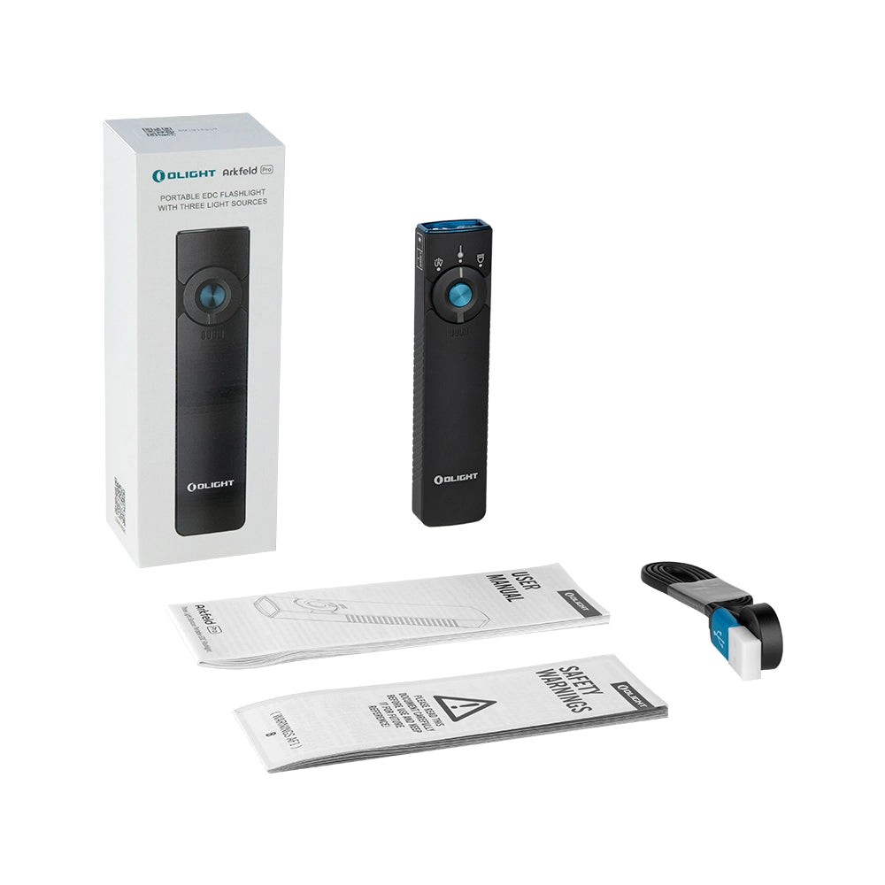 Olight Arkfeld Pro | Lampe torche LED avec laser et UV