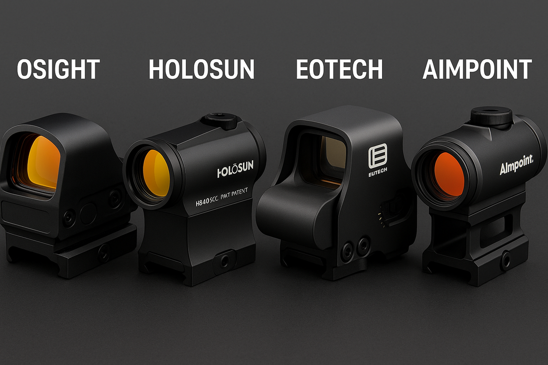Comparatif : Les meilleurs viseurs Osight face aux marques concurrentes (Holosun, Eotech, Aimpoint)