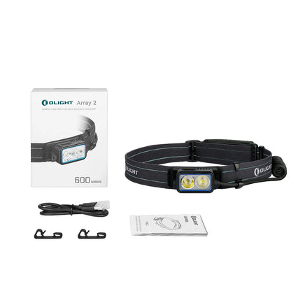 Olight Array 2 pro - Lampe Frontale Puissante 1500 Lumens