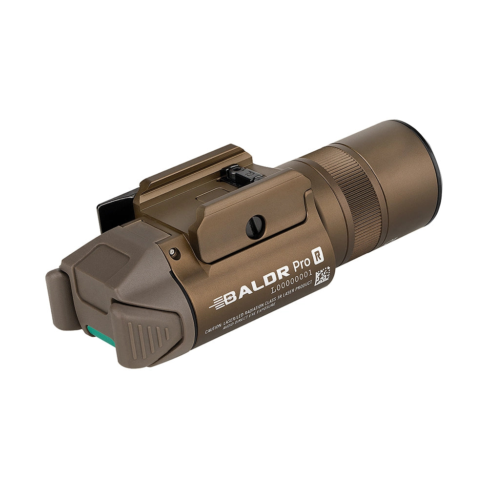 Olight Baldr Pro R | Lampe tactique avec laser vert & 1350 lumens LED