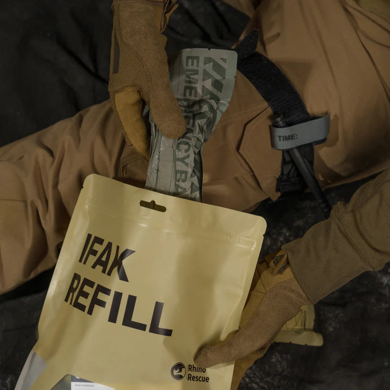 IFAK Refill 10 pcs Rhino Rescue | Kit Recharge Premiers Secours Tactique