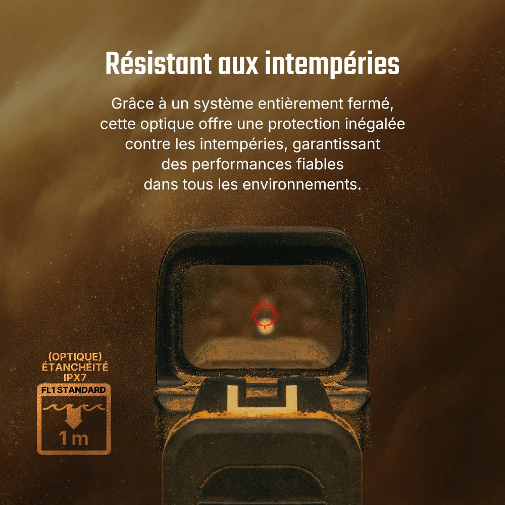 Osight SE | Optique fermée à point rouge avec empreinte RMSc et batterie remplaçable