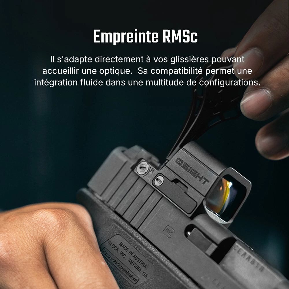 Osight SE | Optique fermée à point rouge avec empreinte RMSc et batterie remplaçable