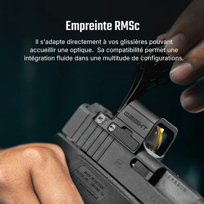 Osight SE | Optique fermée à point rouge avec empreinte RMSc et batterie remplaçable