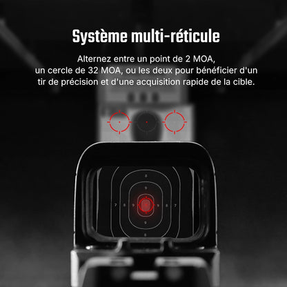 Osight SE | Optique fermée à point rouge avec empreinte RMSc et batterie remplaçable