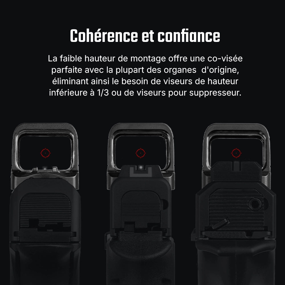Osight SE | Optique fermée à point rouge avec empreinte RMSc et batterie remplaçable
