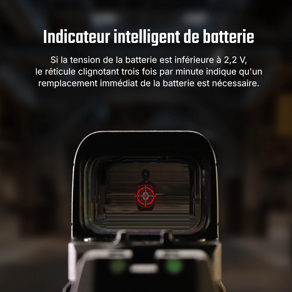 Osight SE | Optique fermée à point rouge avec empreinte RMSc et batterie remplaçable
