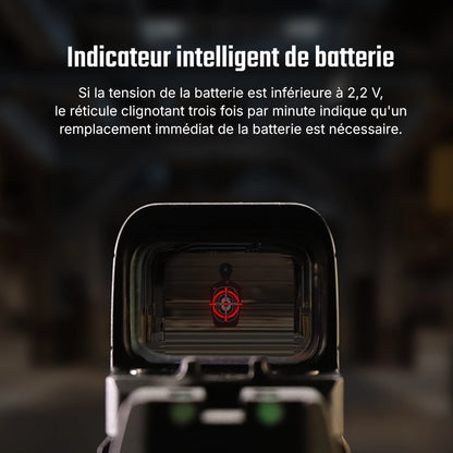 Osight SE | Optique fermée à point rouge avec empreinte RMSc et batterie remplaçable