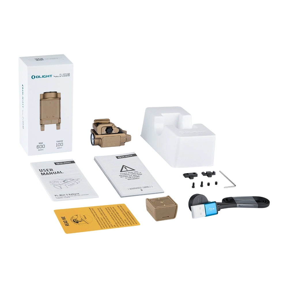 Olight PL Mini 3 Valkyrie | Lampe tactique avec batterie détachable