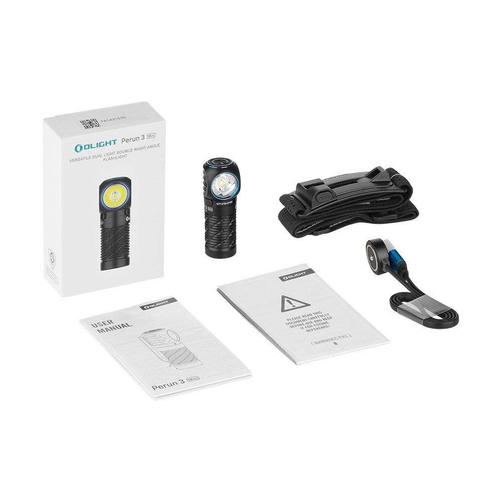 Olight Perun 3 Mini - Lampe Frontale Édition Standard 1250 lm 155 m
