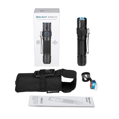 Olight Warrior 3S | Lampe Tactique Stroboscopique Puissante