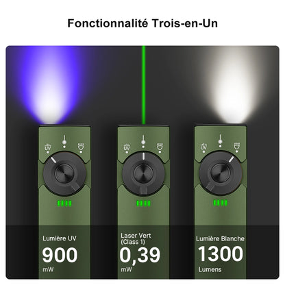 Olight Arkfeld Pro | Lampe torche LED avec laser et UV