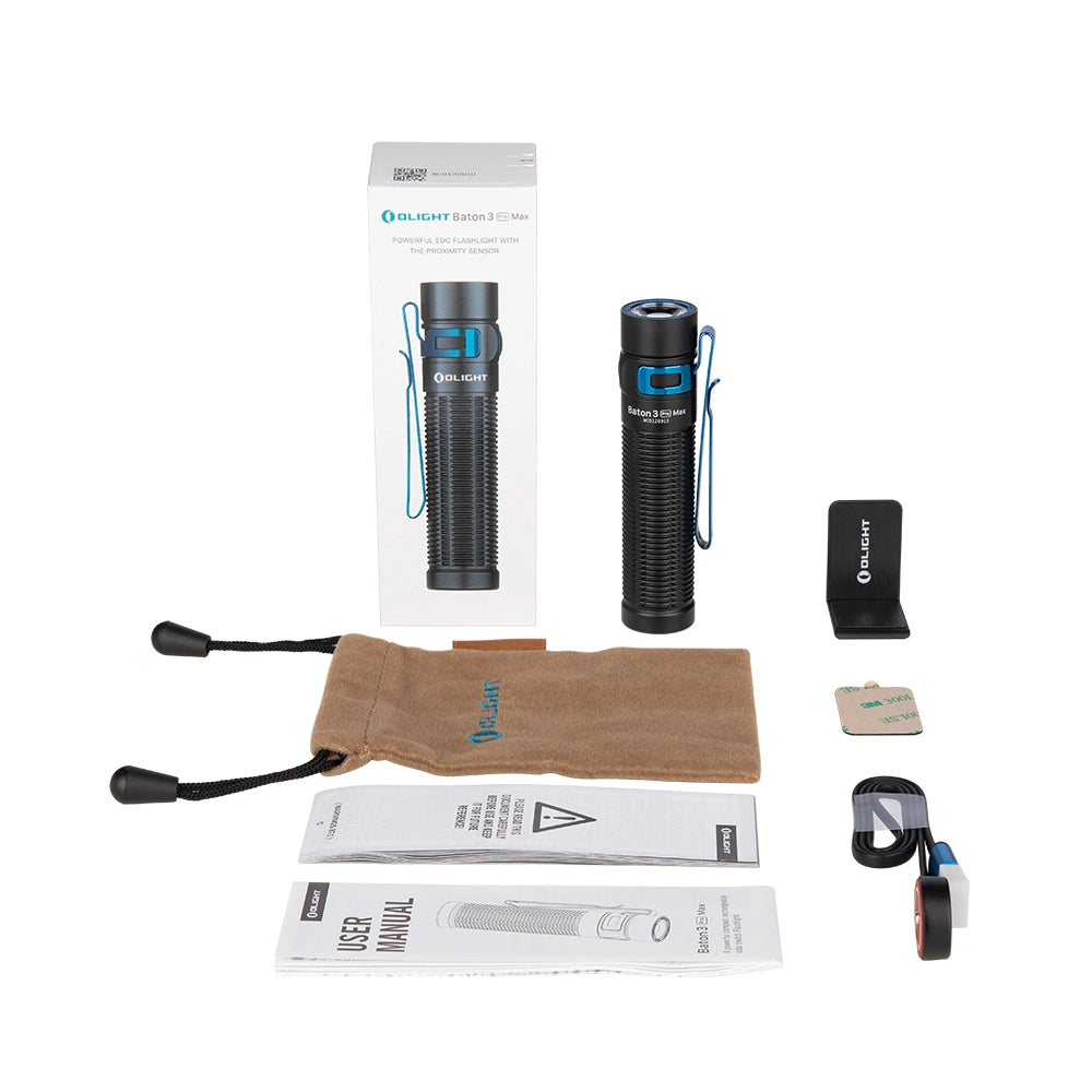 Olight Baton 3 Pro Max | Lampe torche LED puissante 2500 lumens