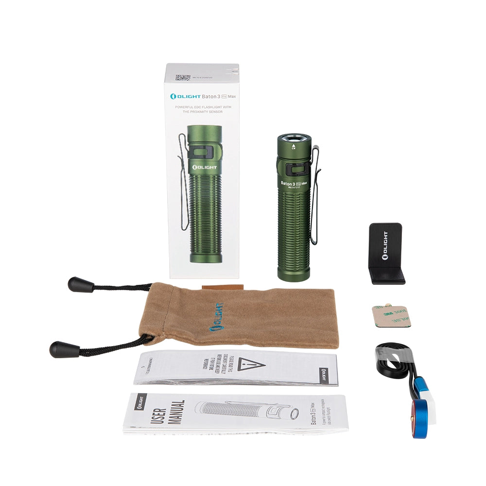 Olight Baton 3 Pro Max | Lampe torche LED puissante 2500 lumens