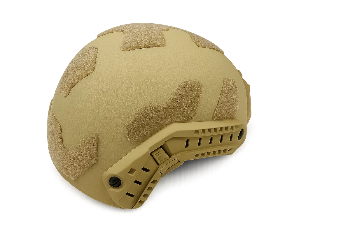 Casque balistique FAST HI-CUT – Niveau NIJ IIIA – V50 670 m/s – Shroud NVG Aluminium