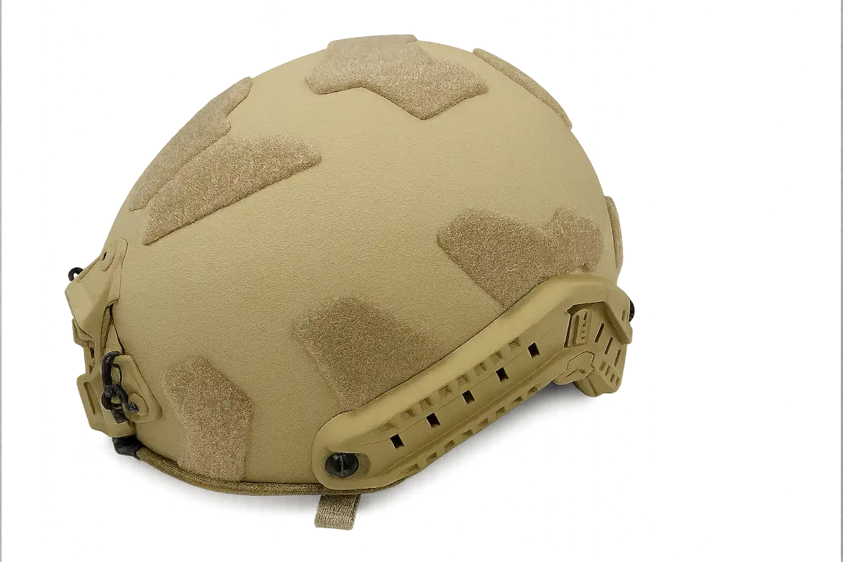 Casque balistique FAST HI-CUT – Niveau NIJ IIIA – V50 670 m/s – Shroud NVG Aluminium