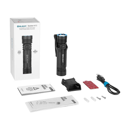 Olight Seeker 4 Pro | Lampe Torche LED Ultra Puissante 4600 Lumens